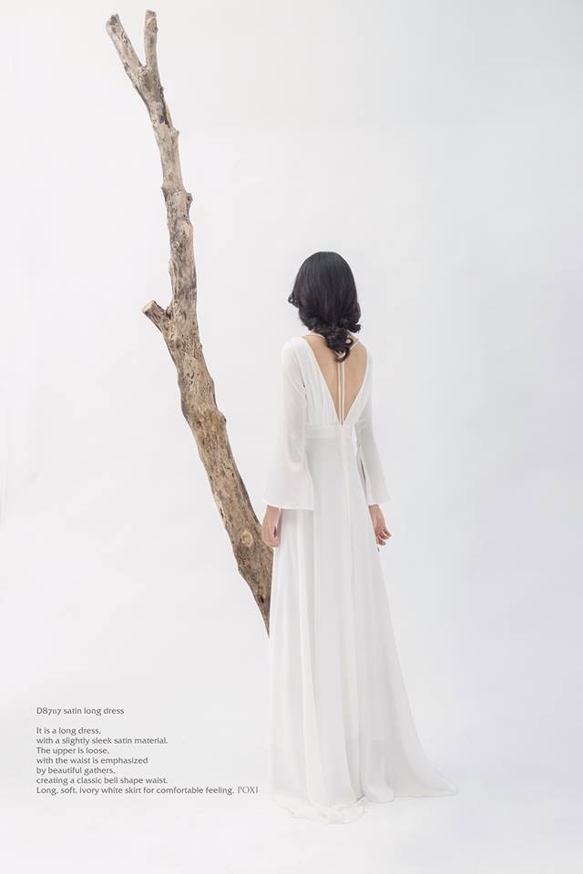Backless wedding dresses ( white) by Poxi -vietnam wedding custumes - vietnam wedding dress - vietnam wedding dress